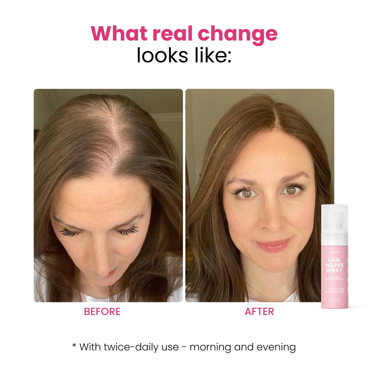 Trybello Hair Helper Spray packaging details