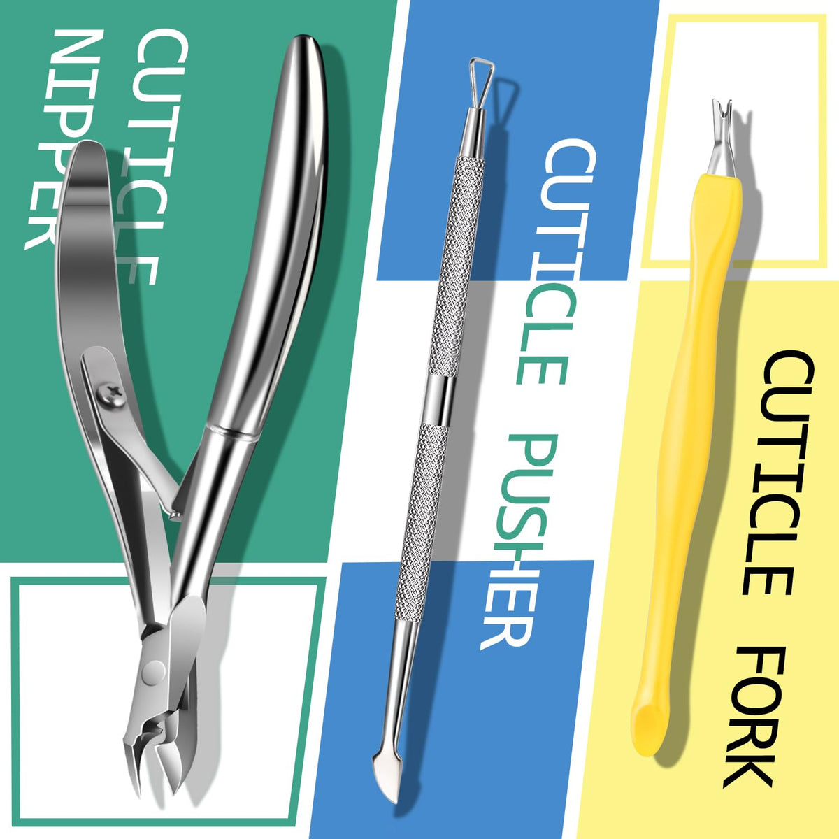 TsMADDTs complete nail care tools arranged neatly