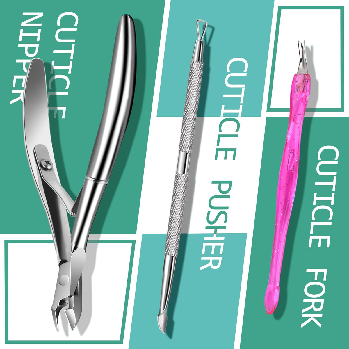 TsMADDTs half moon nail files with different grits