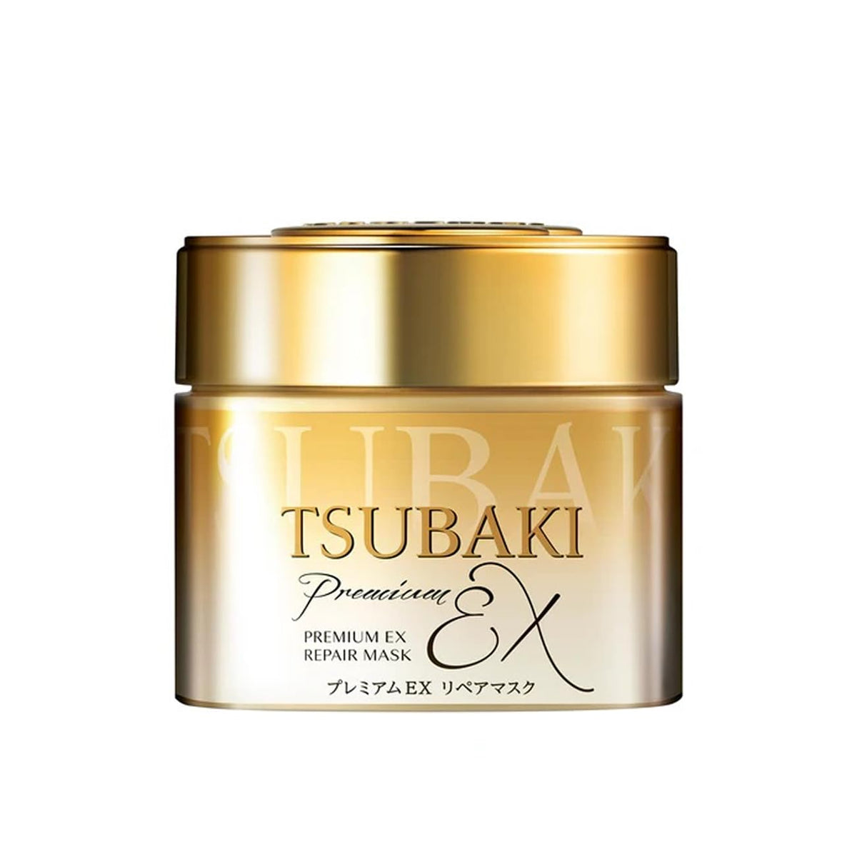 Tsubaki Premium Repair Mask 180g front view with packaging details
