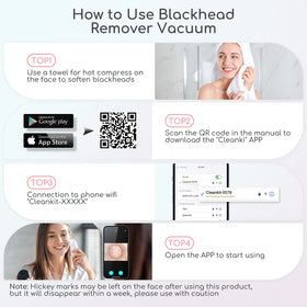TTozka Blackhead Remover Vacuum app interface screenshot