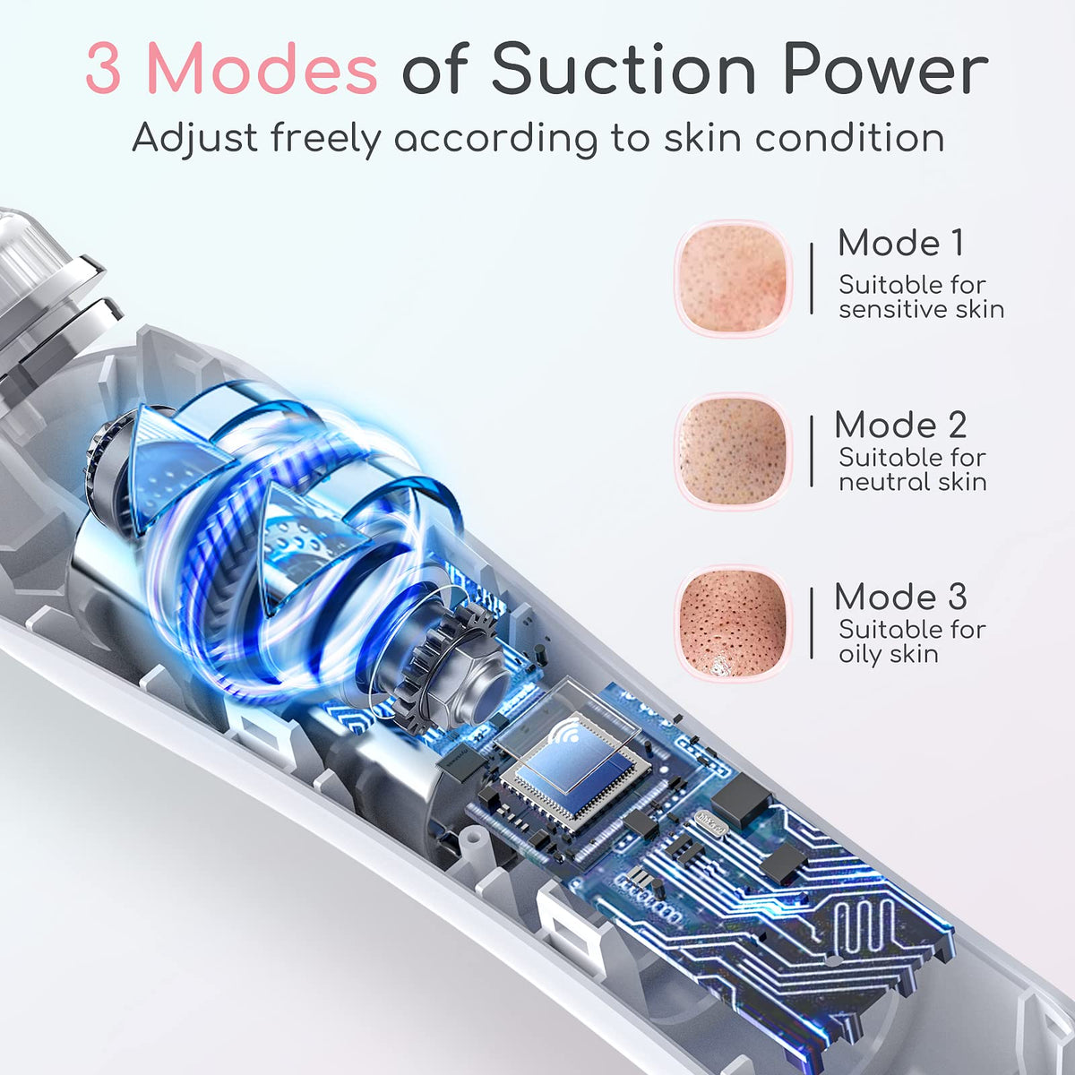 TTozka Blackhead Remover Vacuum with USB charging cable