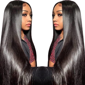TTSMINS 13x6 Lace Front Wig 30 Inch straight view