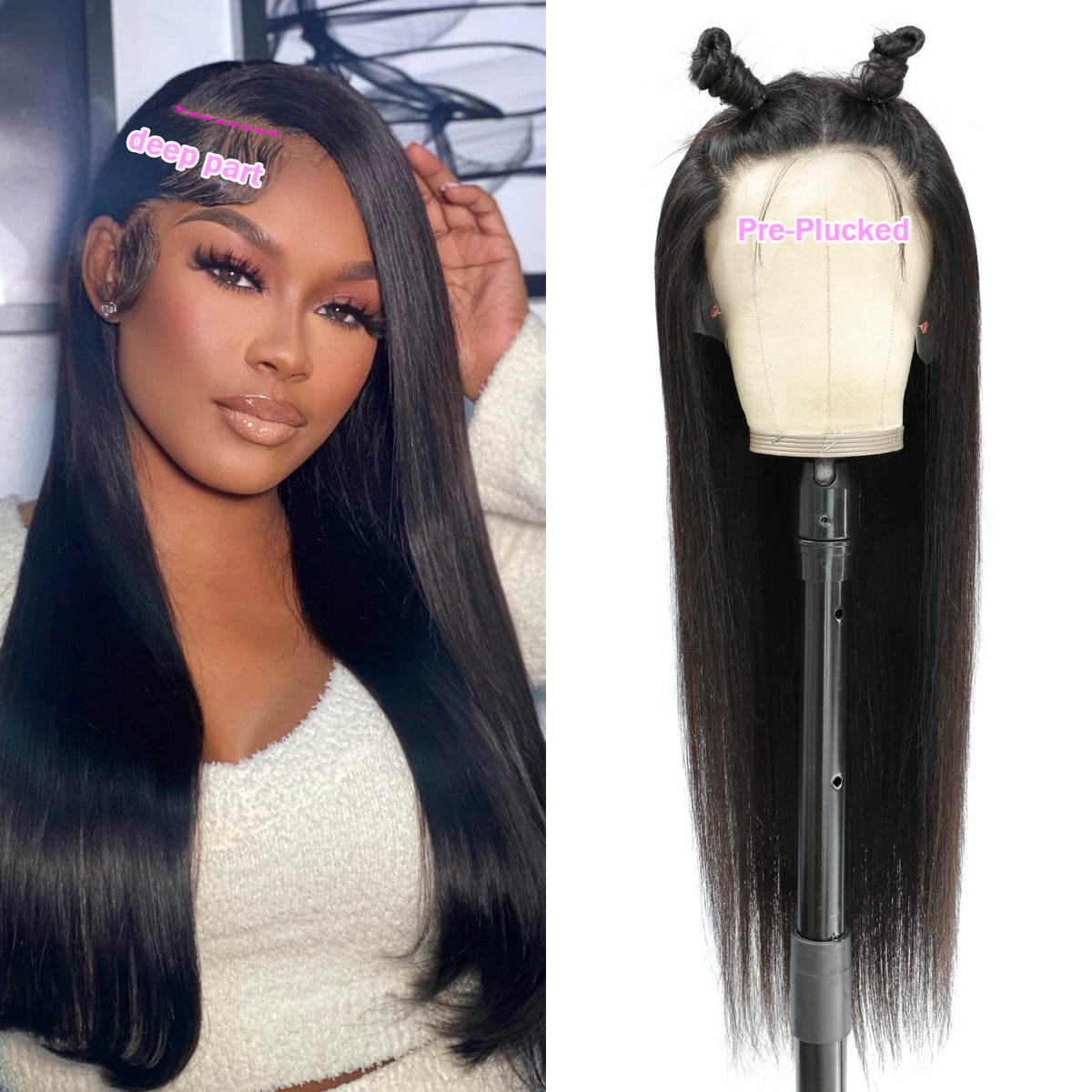 TTSMINS 13x6 Lace Front Wig packaging