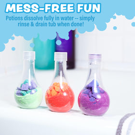Tub Works bath bomb potion Lagoon theme with fruity scent