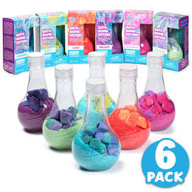 Tub Works bath bomb potion Lava theme with colourful eruption