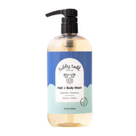 TUBBY TODD Hair + Body Wash 812g front view with pump