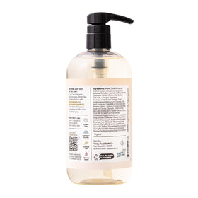 TUBBY TODD Hair + Body Wash 812g lathering in hand
