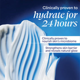 TULA 24-7 Hydrating Day & Night Cream in a bathroom setting