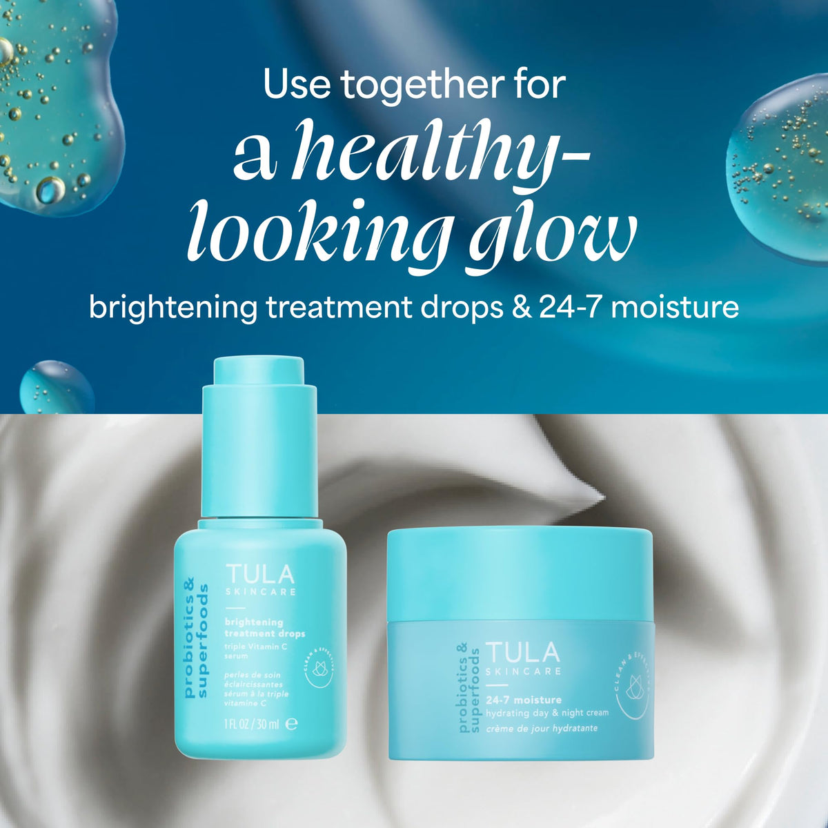 TULA Brightening Drops Vitamin C Serum packaging details