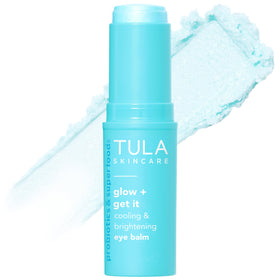 TULA Eye Balm Glow & Get It front view with packaging