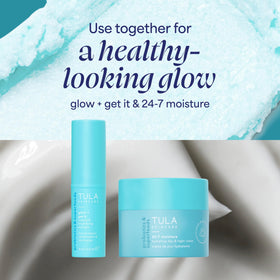 TULA Eye Balm Glow & Get It in a travel bag