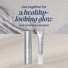 TULA Glaze Plumping Lip Iced in hand