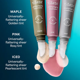 TULA Glaze Plumping Lip Iced with other lip products