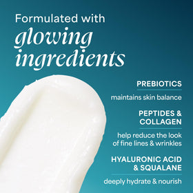 TULA Hydrating Eye Balm with ingredients listed