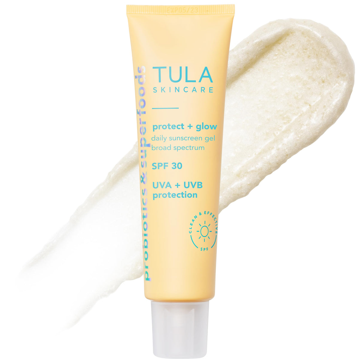 TULA Protect + Glow Daily Sunscreen Gel SPF 30 front view