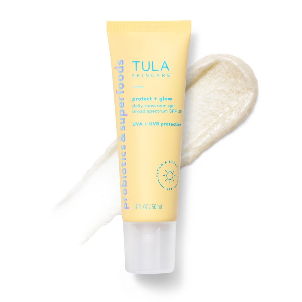 TULA Protect + Glow Daily Sunscreen Gel SPF 30 front view