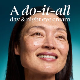 TULA Revive & Rewind Eye Cream packaging close-up