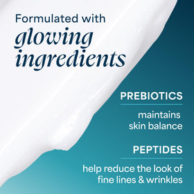 TULA Revive & Rewind Eye Cream texture on fingertip