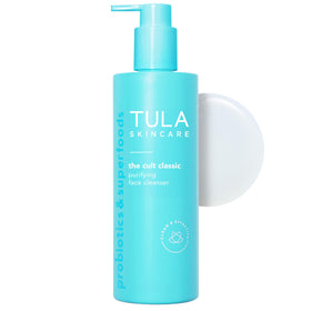 TULA Skin Care Cult Classic Purifying Face Cleanser front view 12.34 oz