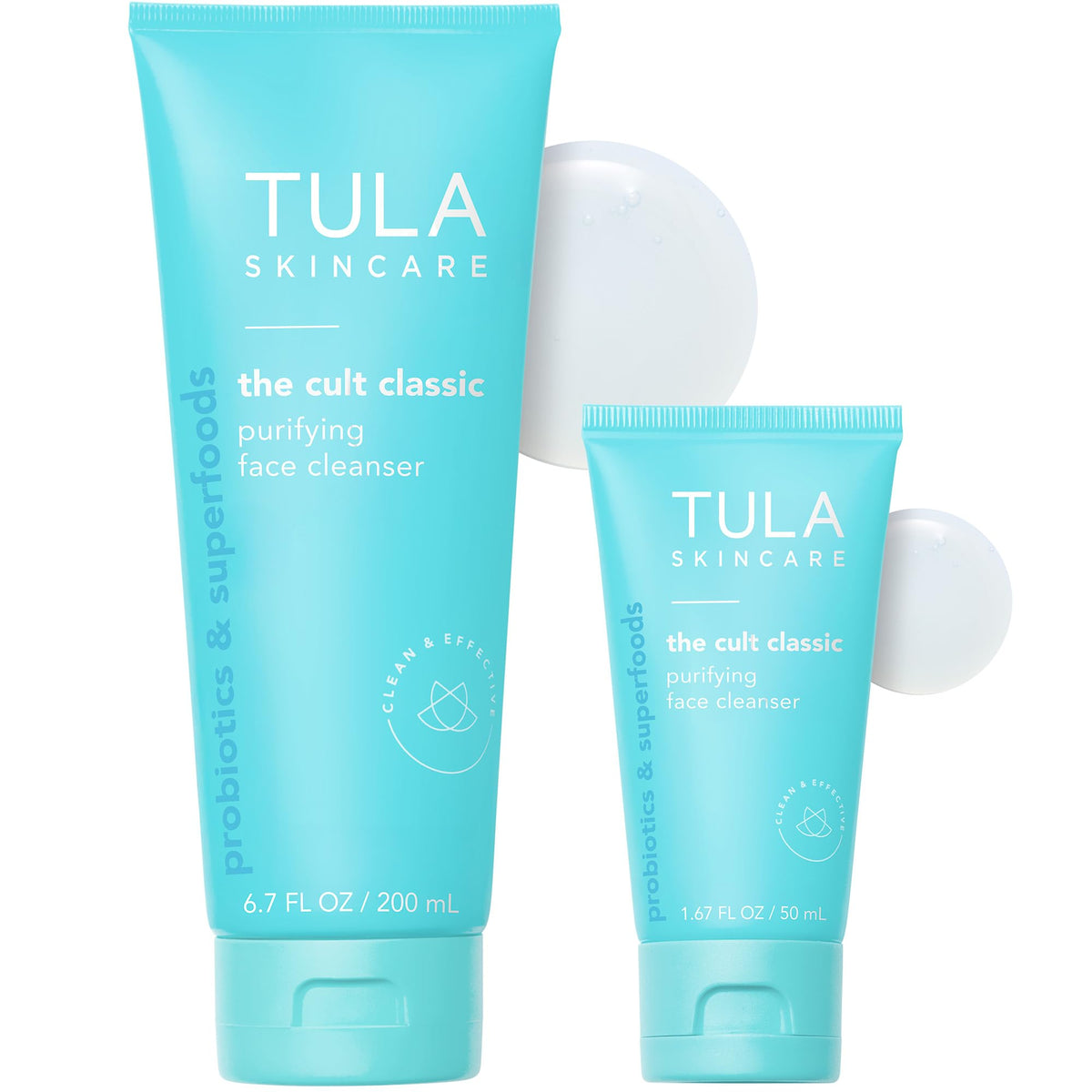 TULA Skin Care Purifying Face Cleanser Duo front view