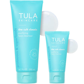 TULA Skin Care Purifying Face Cleanser Duo front view