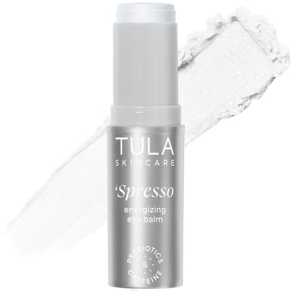 TULA Spresso Energizing Eye Balm front view with packaging