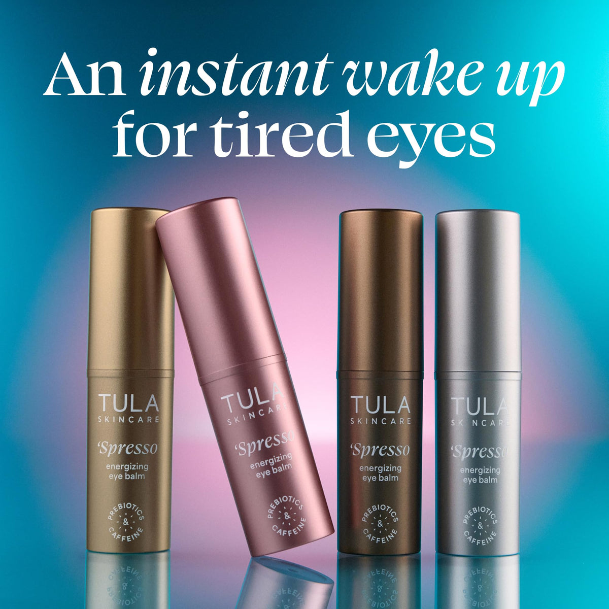 TULA Spresso Eye Balm close-up of the balm texture