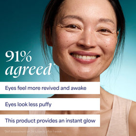 TULA Spresso Eye Balm with a close-up of the stick