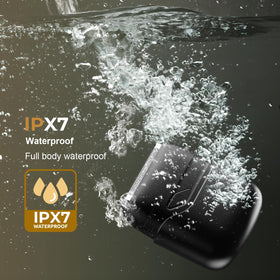 Tulzim Electric Foil Shaver showing IPX7 waterproof feature