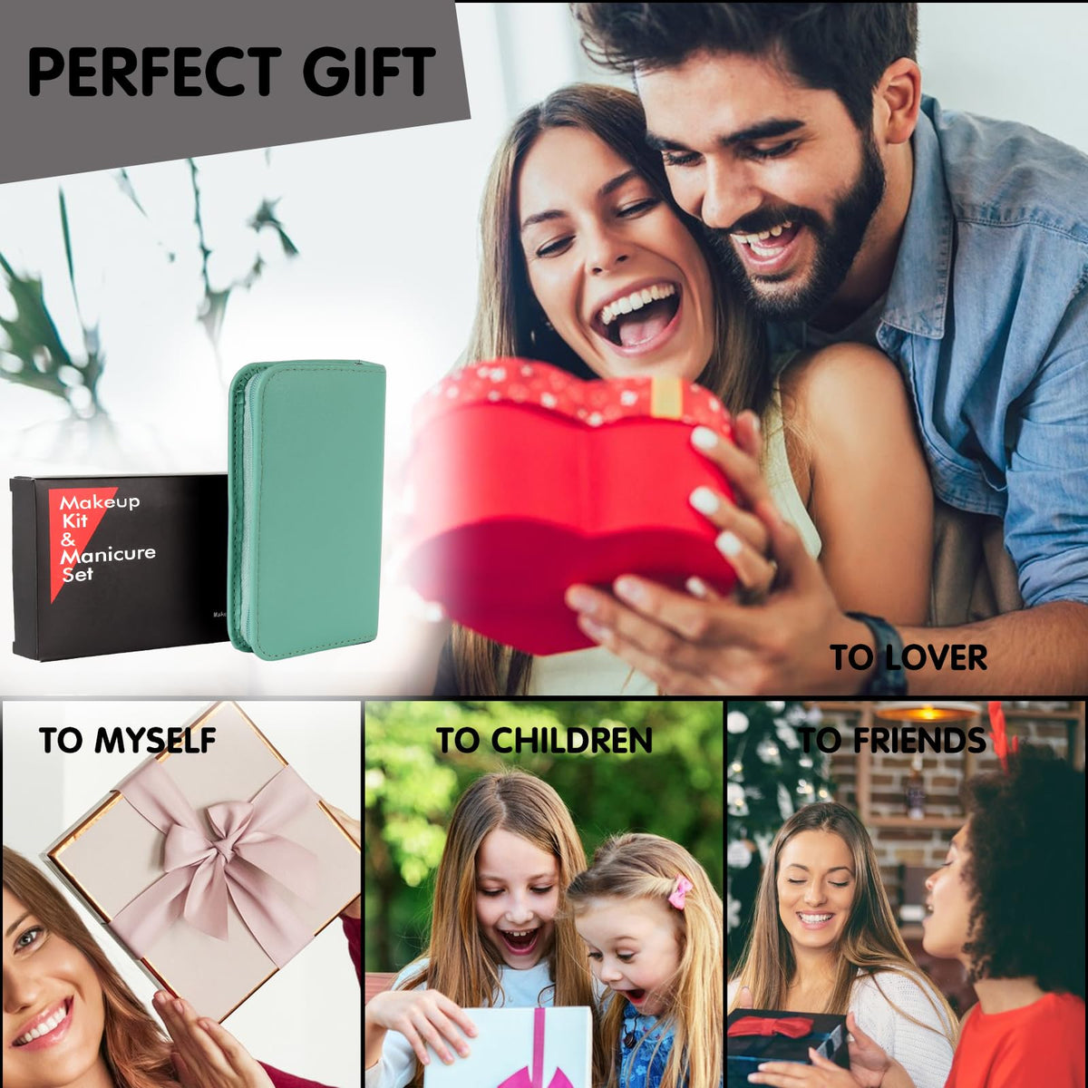 Tumkun Nail Kit displayed with beauty accessories
