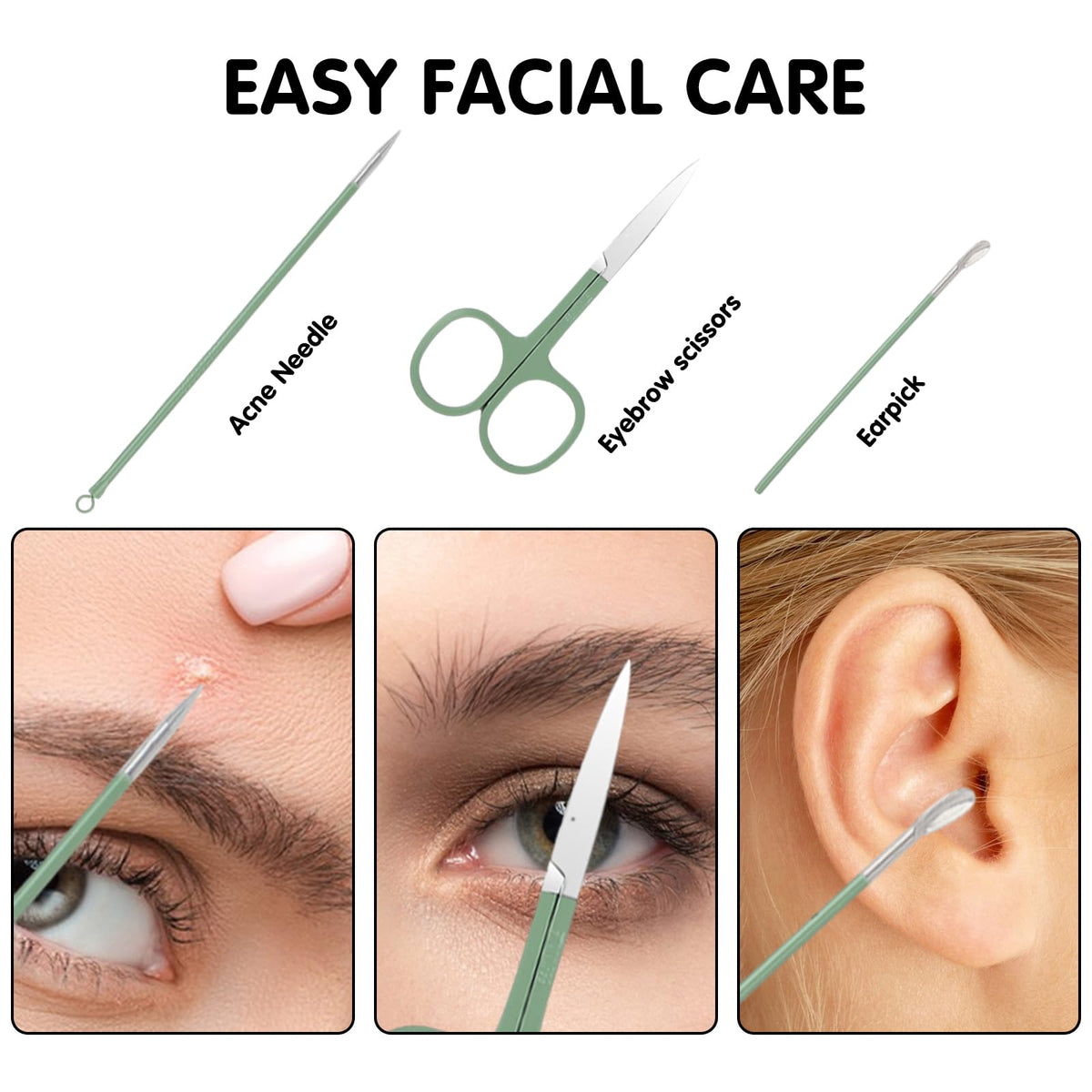 Tumkun Nail Kit with tools for nail and foot care