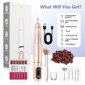 TUOBEO Nail Drill Kit with dust-proof cap