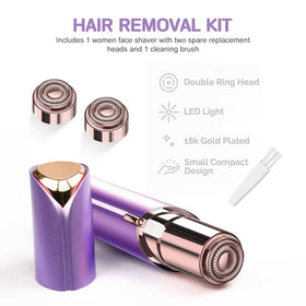 tuokiy Facial Hair Remover showing portability for travel