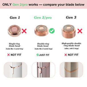 tuokiy Gen 2 replacement heads displayed with cleaning brush