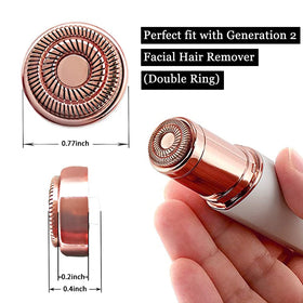 tuokiy Replacement Heads for Flawless Gen 2 Hair Remover heads arranged neatly