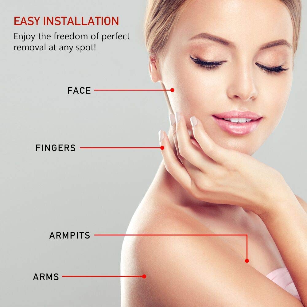 tuokiy Replacement Heads for Flawless Gen 2 Hair Remover heads with cleaning brush