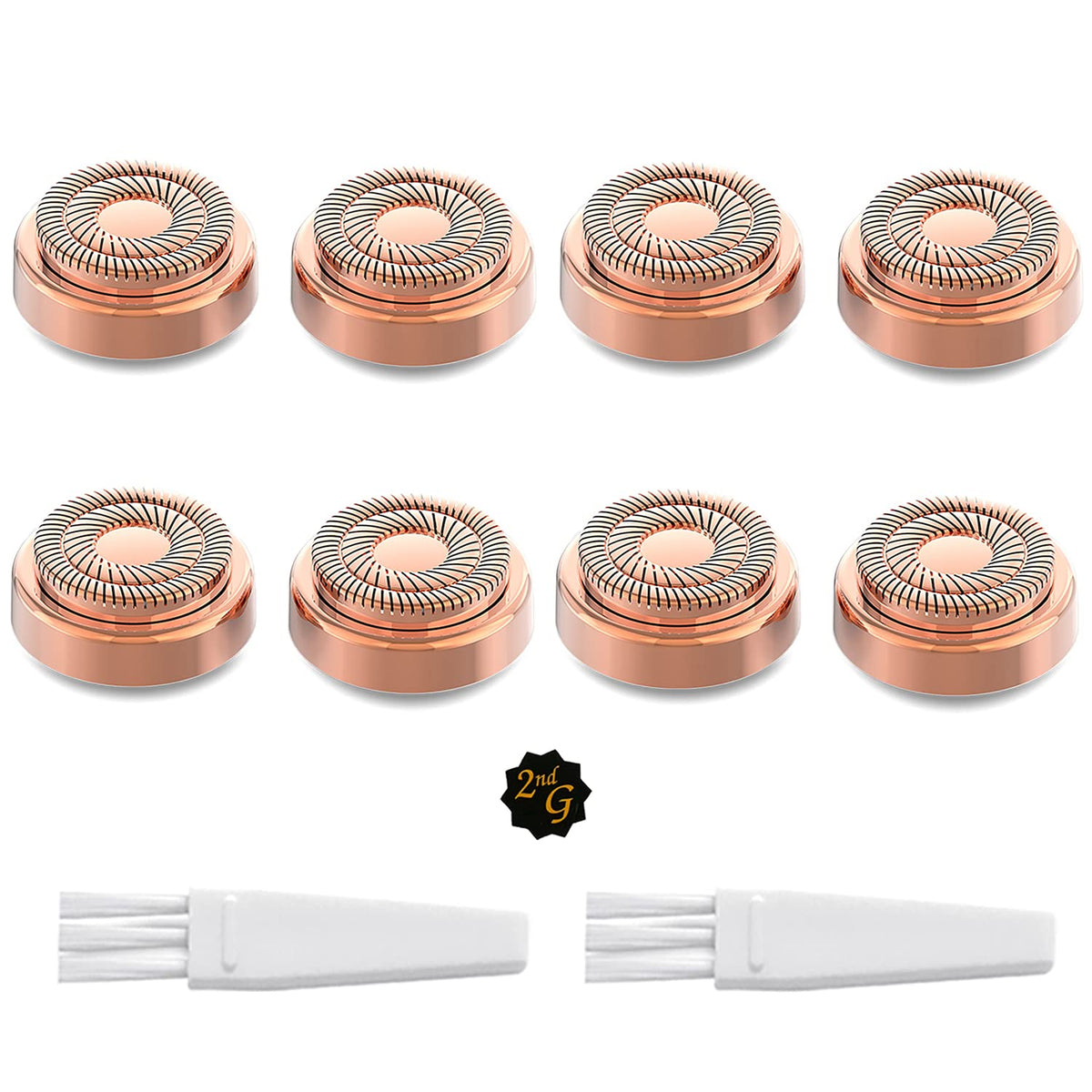 tuokiy Replacement Heads for Flawless Gen 2 Hair Remover package front view