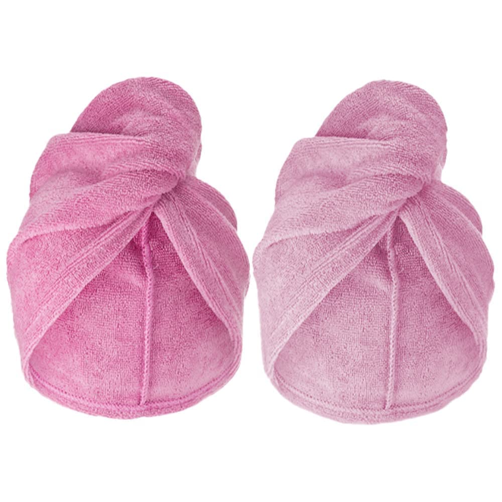 Turbie Twist Microfiber Hair Towel both colours displayed