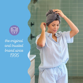 Turbie Twist Microfiber Hair Towel details close-up