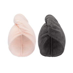 Turbie Twist Microfiber Hair Towel in travel setting