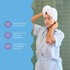 Turbie Twist Microfiber Hair Towel packaging