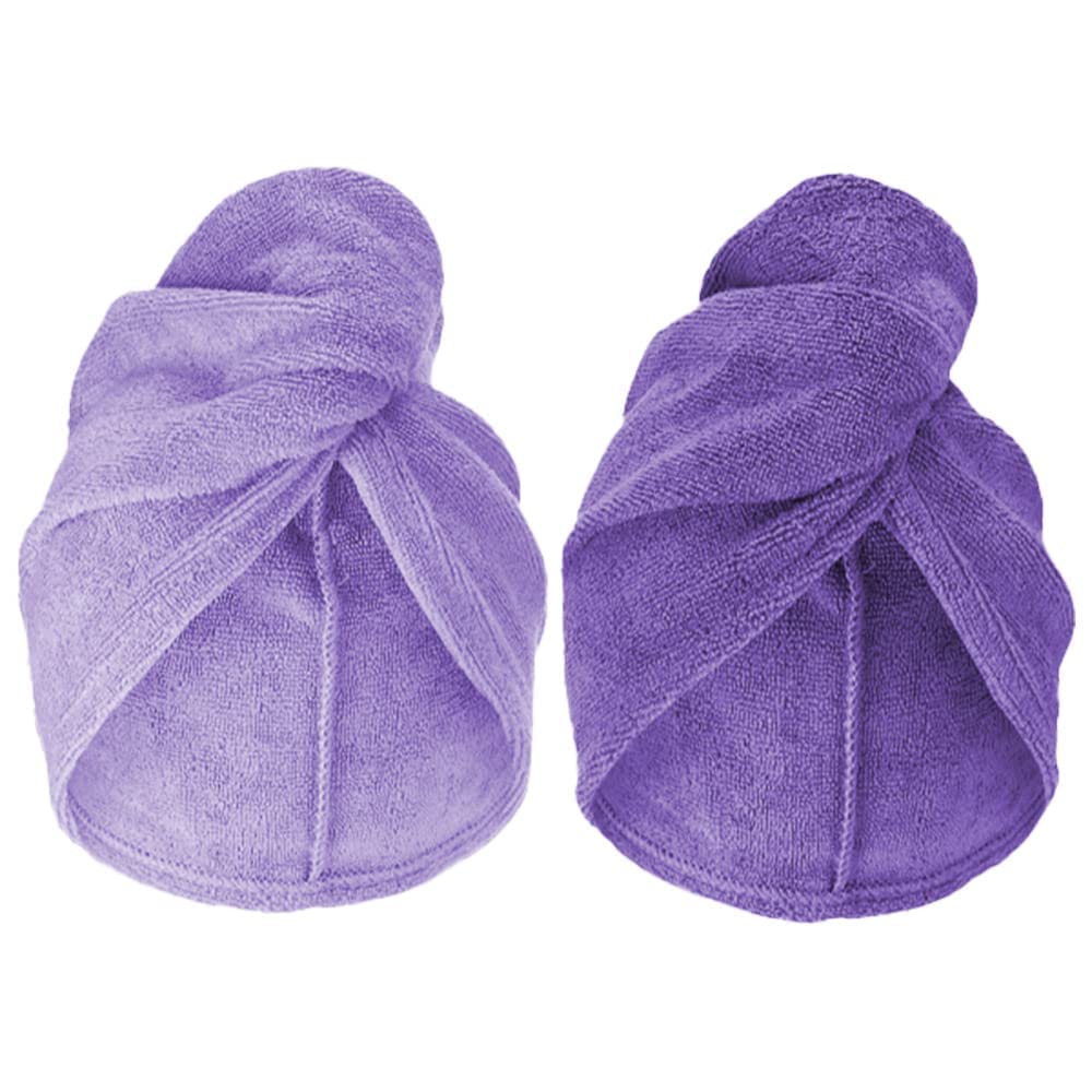 Turbie Twist microfiber hair towels stacked together