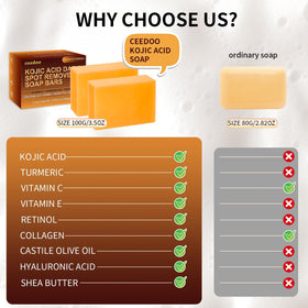 turmeric and vitamin C ingredients for ceedoo soap