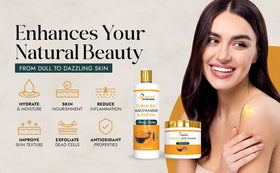 Turmeric body cream on a wooden surface