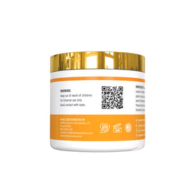 Turmeric body cream packaging details