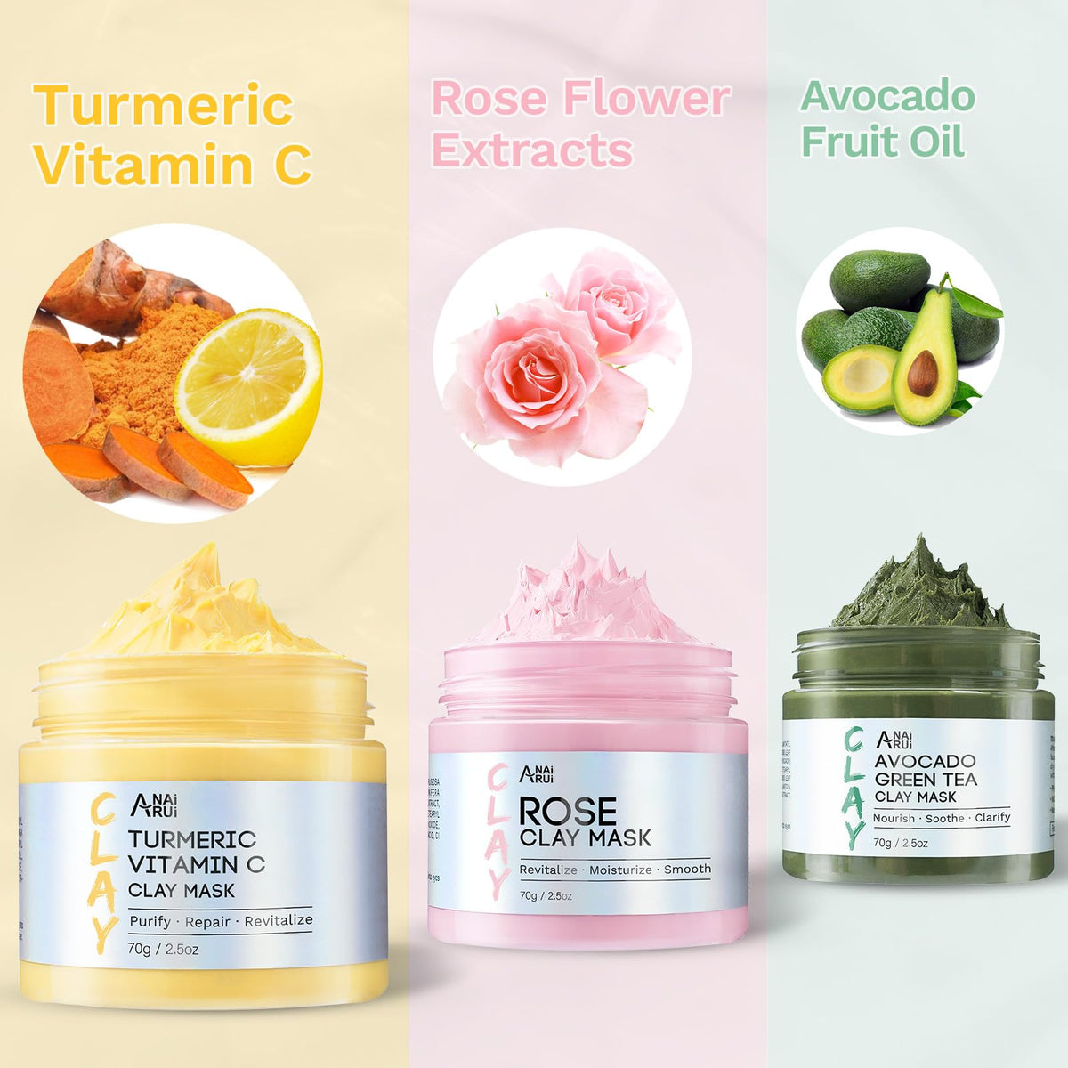 Turmeric Vitamin C Clay Mask from ANAI RUI