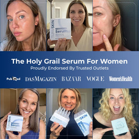 Turmskin Hyaluronic Acid Serum Ampoules in use during skincare routine