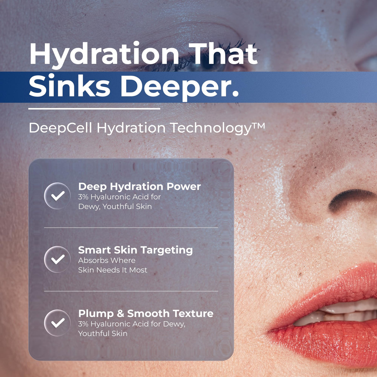 Turmskin Hyaluronic Acid Serum application on skin