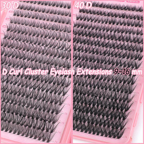 Tweezer and brush included in OLLAVO Lash Clusters Kit
